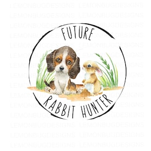 Laufende Kaninchen PNG, Papas kleiner Jäger PNG, Jagd PNG, Kaninchen PNG, digitaler Download, Sublimation, printable Art