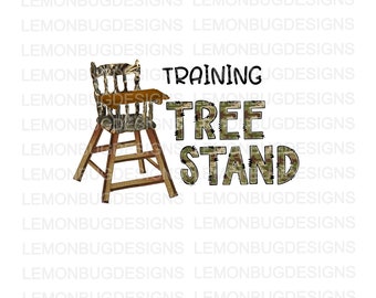 Hunting Tree Stand PNG: Camo Design (Digital Download)