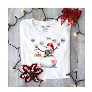 PNG, Snowman with Sign, Gltter Snowflakes, Personalize, PNG, Christmas png file, digital file