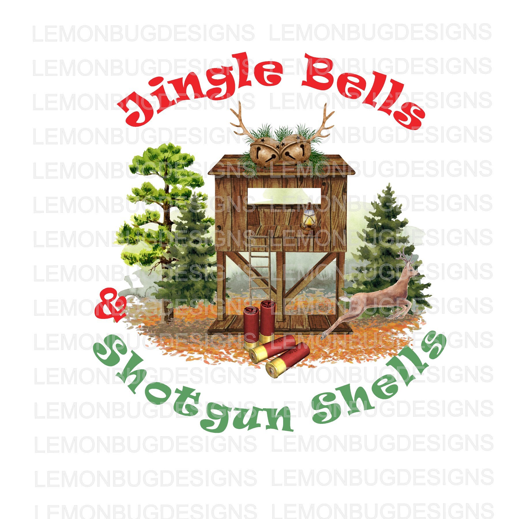 PNG Jingle Bells Shotgun Shells Christmas Png Farmhouse Etsy