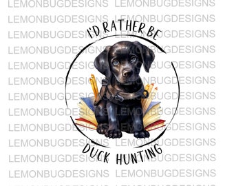 Duck Hunting Puppy PNG: Louisiana Art (Digital Download)