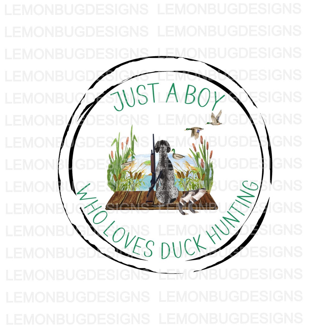 アヒル狩りが大好きな少年 PNG：ジャーマン・ショートヘアード・ポインター（デジタルダウンロード） - Etsy 日本, image size:1080x1080