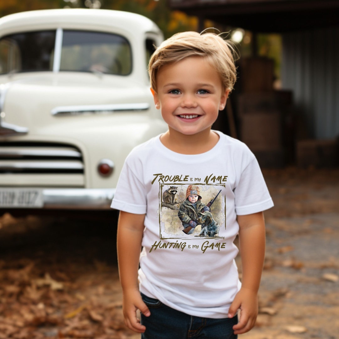 Trouble is My Name Png Hunting PNG Coon Hunter PNG Coon - Etsy