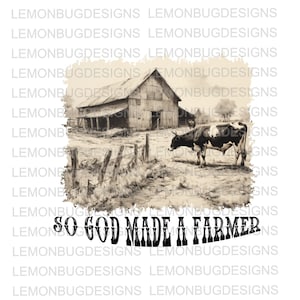 Dus God maakte een boer PNG, landbouw PNG, papaja PNG, jacht png, sublimatie, afdrukbare kunst