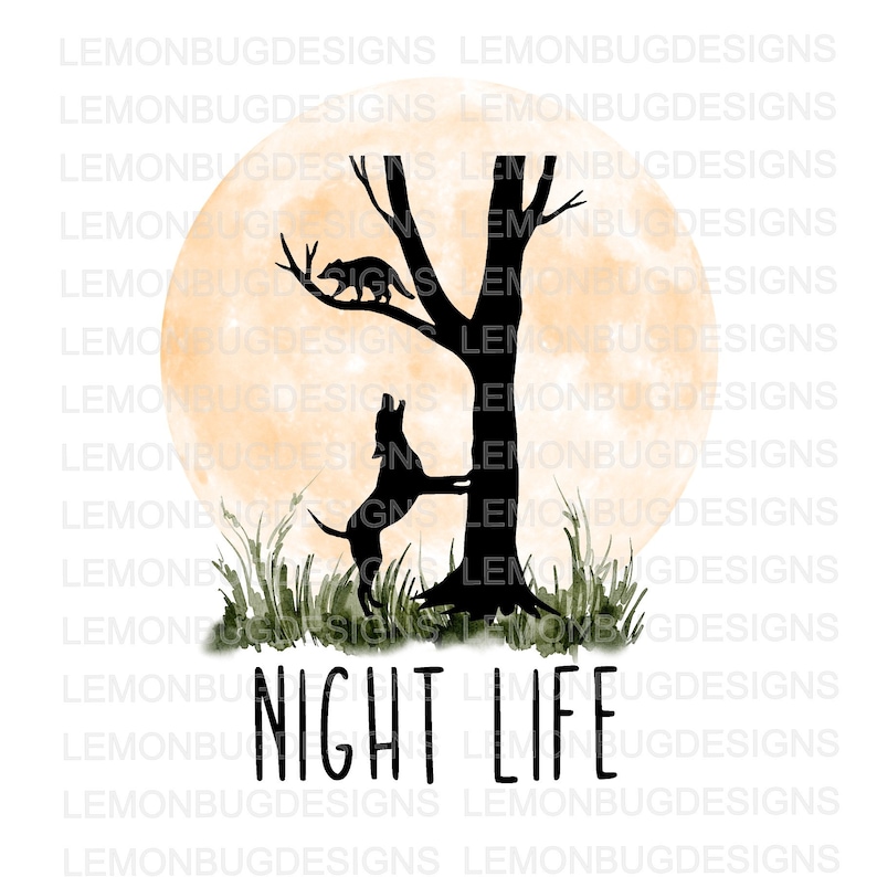 Night Life Coon Hunter Hunting Racoon Coon Hunting Coon Etsy