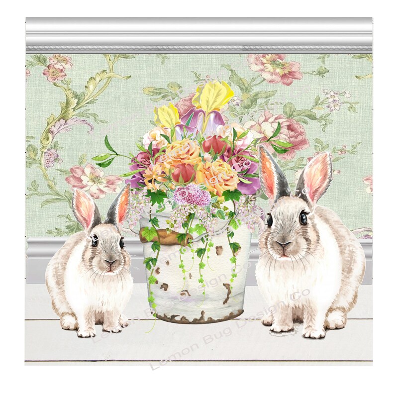 Modern Farmhouse Easter Wall Decor with Simple Decor