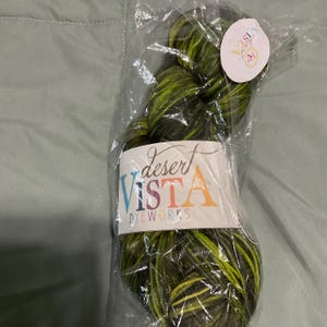 Hand dyed superwash merino
