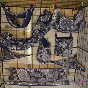 Pocket Pets Rat Cag Set Flying Squirrel Ready to Ship Sugar Glider Cage Set Sugar Bear Rat Sugar Glider Accessories Cage set SK 156
