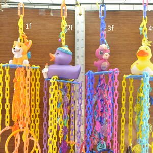 Foraging Bird & Sugar Glider Toys, #702f Mini Mobile, Small Bird Toy, Primate Toy, Marmoset Toy, Exotic Animal Toy, Parrot Toy