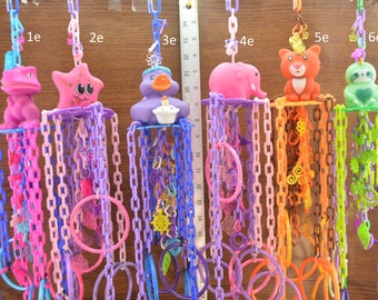 Foraging Bird & Sugar Glider Toys, #702e Mini Mobile, Small Bird Toy, Primate Toy, Marmoset Toy, Exotic Animal Toy, Parrot Toy