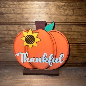 Standing Pumpkin, Thankful