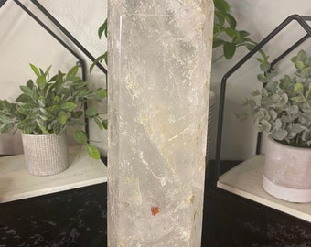 Extra-Large Clear Quartz Tower