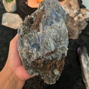 Large Kyanite with Garnet