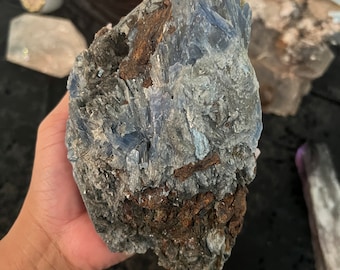 Large Kyanite with Garnet