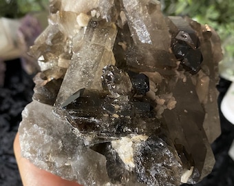 Smoky Quartz Cluster