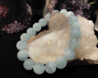 Aquamarine Healing Bracelet 10mm