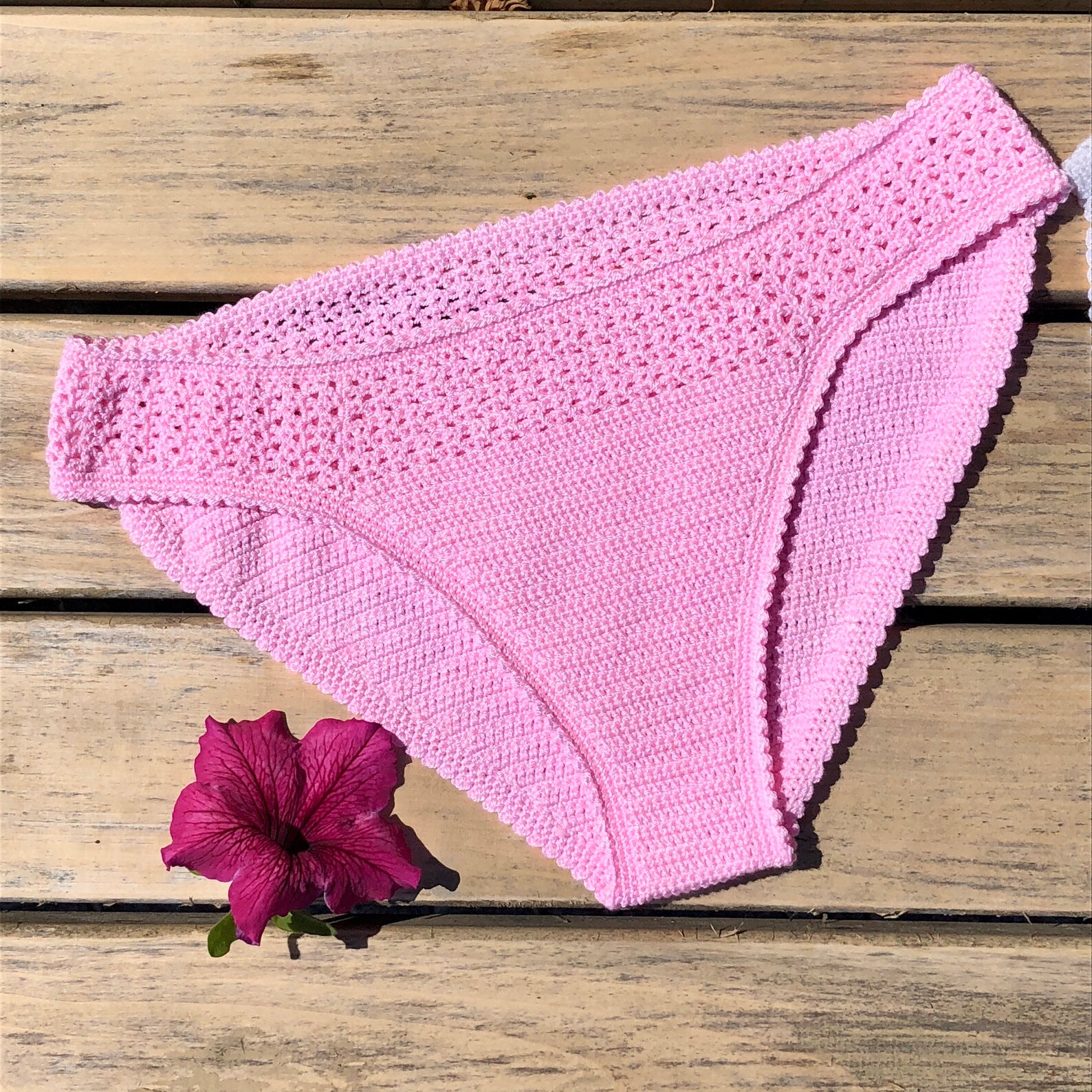 Crochet Bikini Panties Pattern Bikini Bottom Crochet Pattern Etsy My