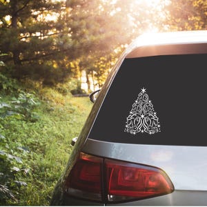 Horse Christmas Tree Sticker | Horse Christmas Tree Decal, Gift for Horse Lover, Equestrian Gift