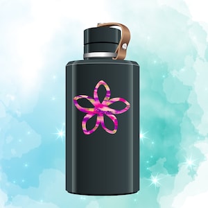 Plumeria Decal, Hawaiian flower decal sticker for gifts car windows laptops water bottles Hawaiian themed parties & beach lover gifts