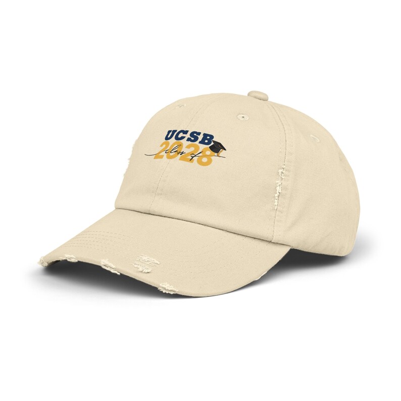 Ucsb Graduation Cap UCSB 2028 Graduating Class Distressed Baseball Cap - Etsy