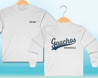 UCSB Gauchos Baseball Long Sleeve Tee, Alumni Unisex Ultra Cotton