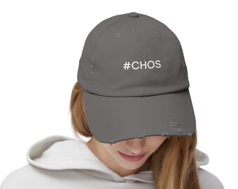 UCSB Gauchos Baseball Cap, #CHOS Distressed Cotton Twill Hat