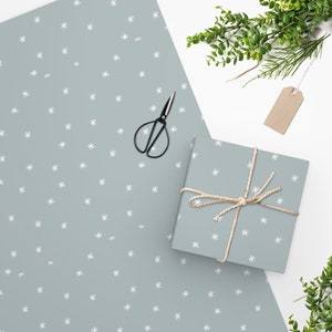 Holiday Wrapping Paper - Christmas Wrapping Paper - Holiday Snowflakes Wrapping Paper
