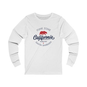 Santa Barbara CA T-Shirt, Santa Barbara T-Shirt, Santa Barbara Shirt, California Shirt, California Gift, Unisex Jersey Long Sleeve Tee