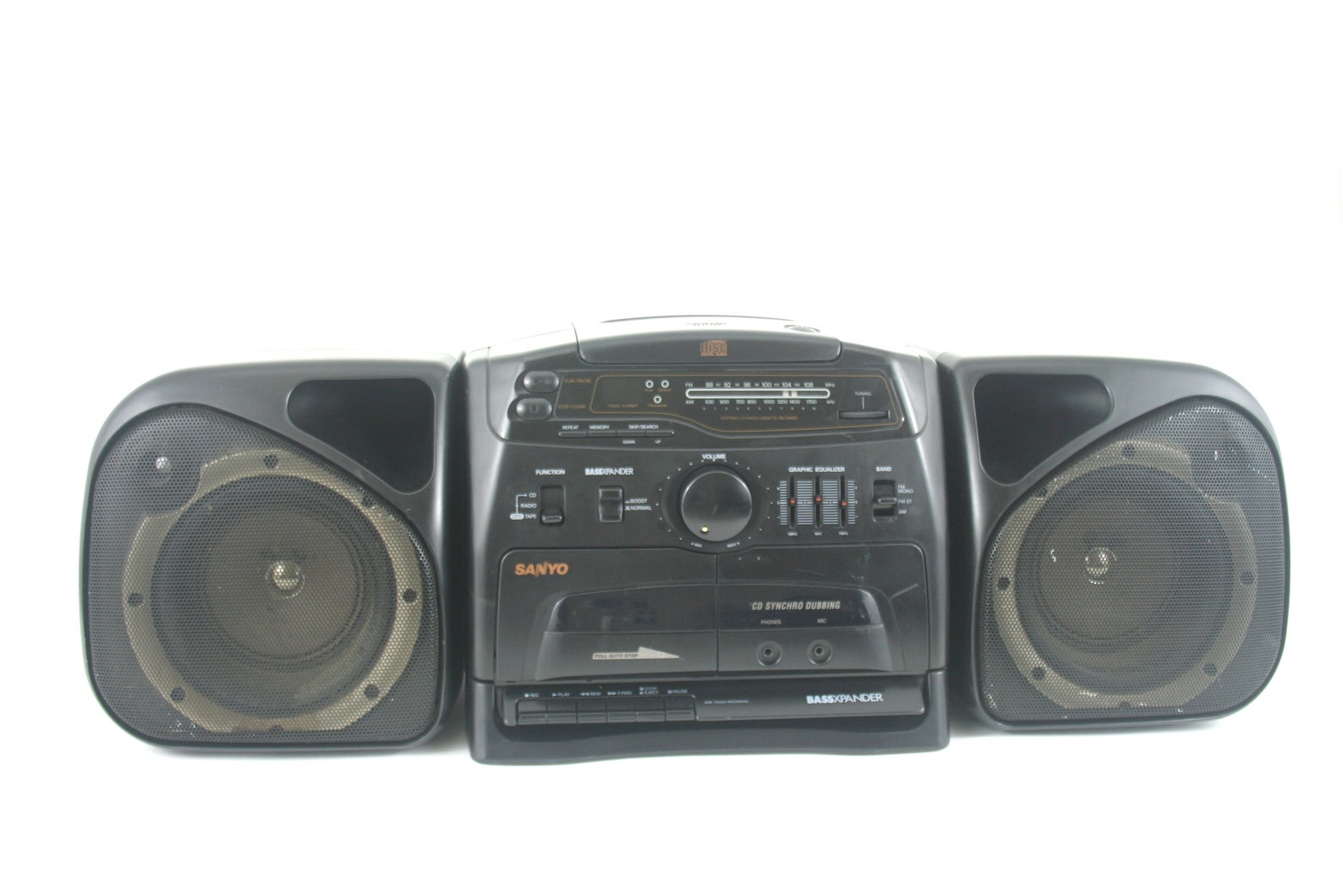 Sanyo Portable CD Radio Cassette Recorder Boombox MCDS750 Etsy
