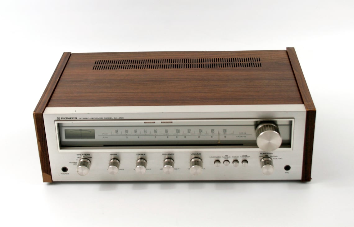 Vintage Pioneer SX450 Stereo Receiver Etsy