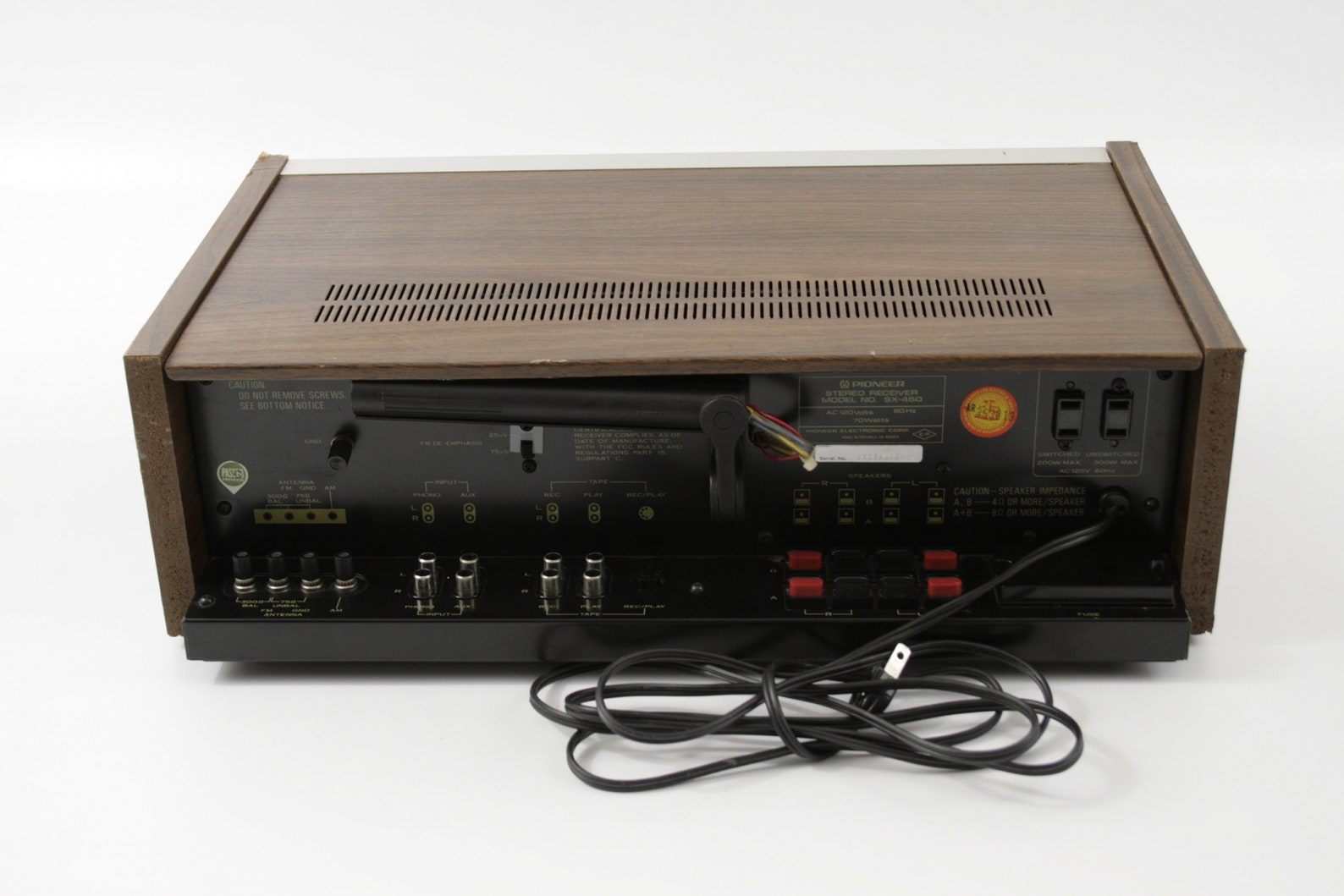 Vintage Pioneer SX450 Stereo Receiver Etsy