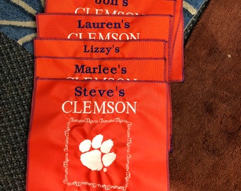 Personalized Clemson Tiger Rag