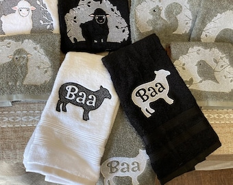 Embroidered Embossed Hand Towel
