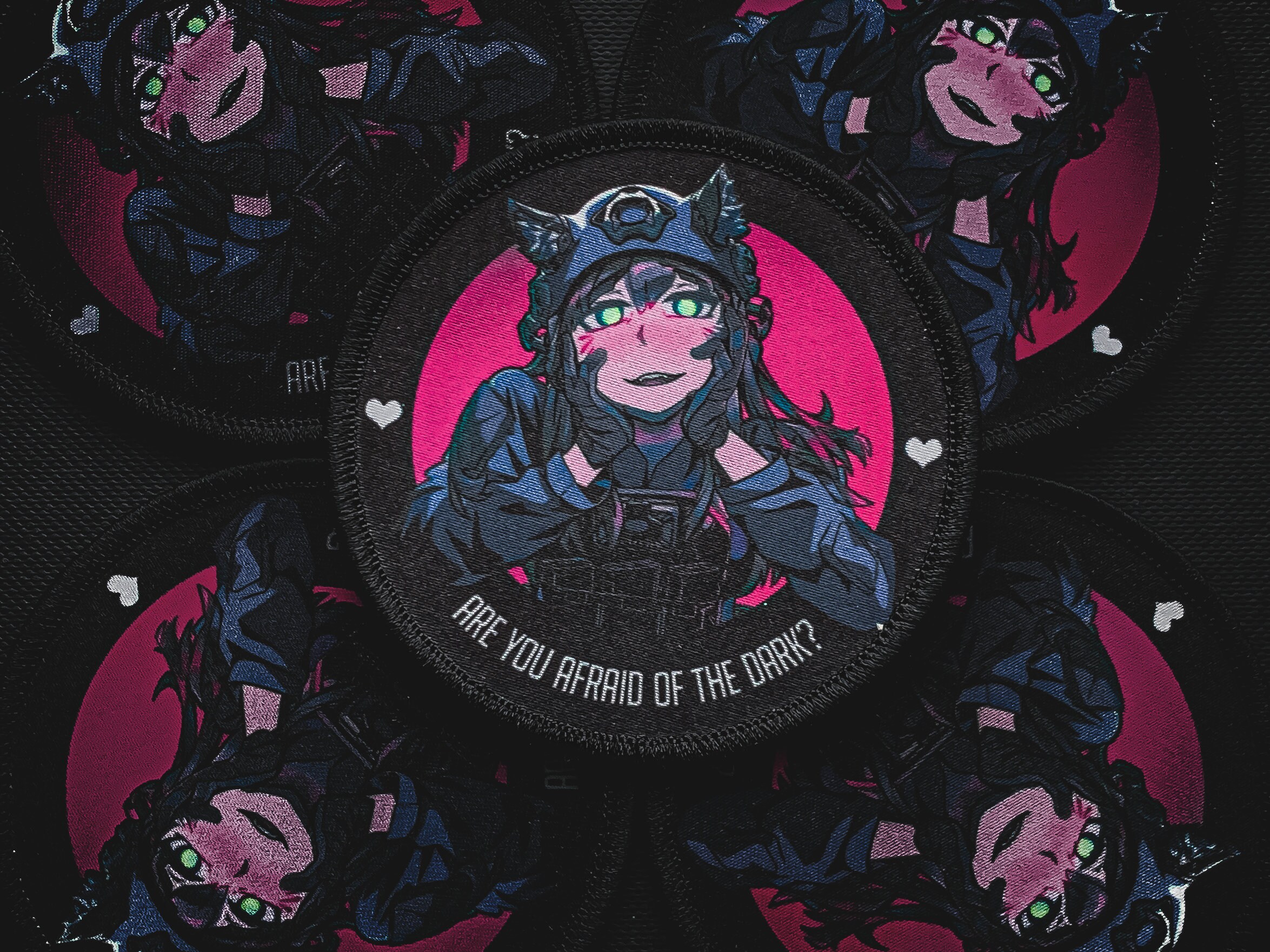 Rina-Chan Anime Cat Girl Patch