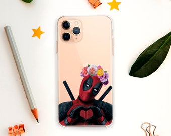 Cute Deadpool iPhone 15 Pro case iPhone 14 Pro Case Comics iPhone 15 Pro Case iPhone 12 Case iPhone 11 Case iPhone 13 Case iPhone 14 Cover