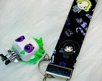 Ghostly Glam Wristlets Key fob wristlet