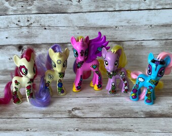 Pick Your Own - My Little Pony, G4, Ponymania Friendship Blossom Collection, Princess Cadance, Roseluck, Lily Valley, Lotus Blossom, Petals