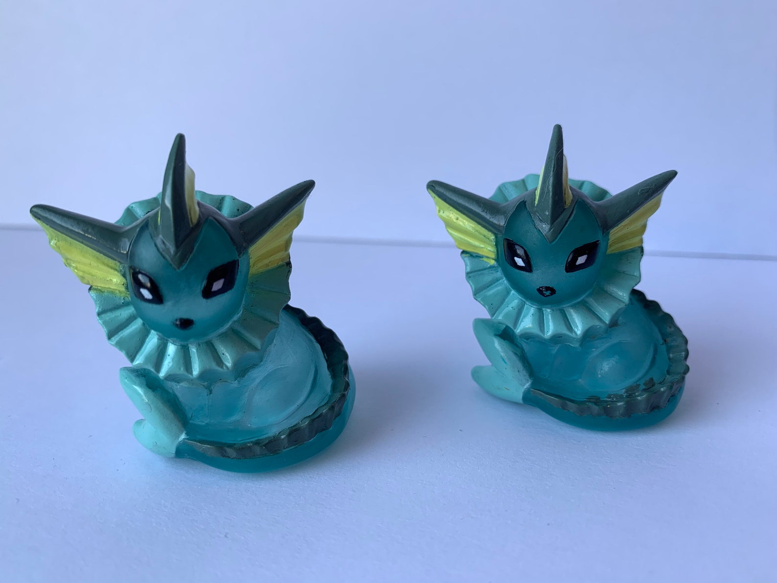 Pokémon Toys Bandai Finger Puppets Vaporeon Rattata Nintendo Etsy