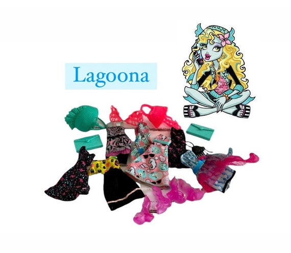 Monster High Lagoona Blue Doll with Shoes And Necklace