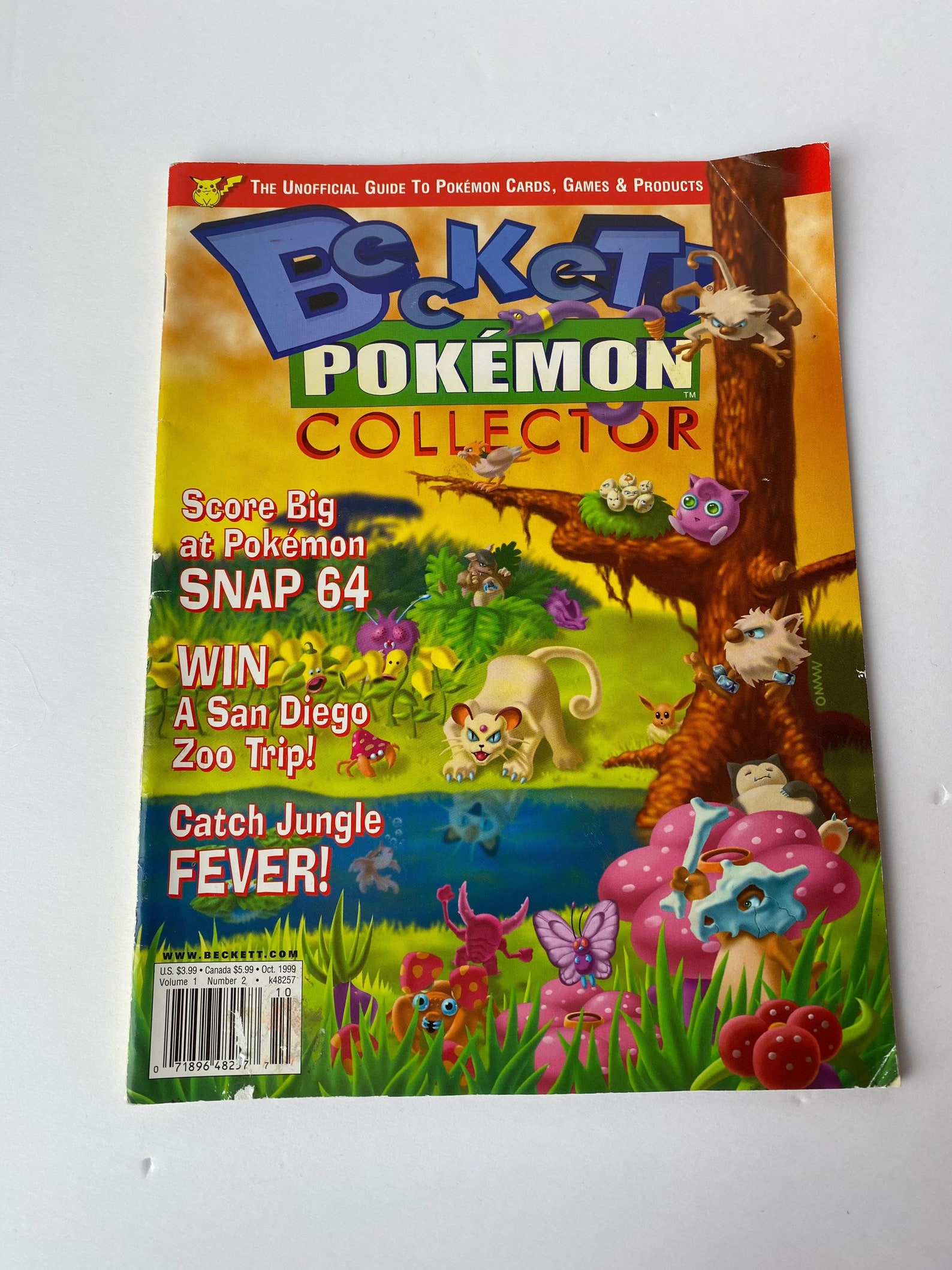 Pokemon Pokémon Magazine Beckett Pokémon Collector Beckett Etsy Nederland