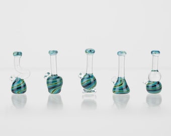 5-Piece Electric Field Minifigure Glass Replica Beaker Set