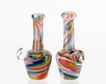 2-Pack Minifigure iDab Mini Bottle Rig - Rainbow
