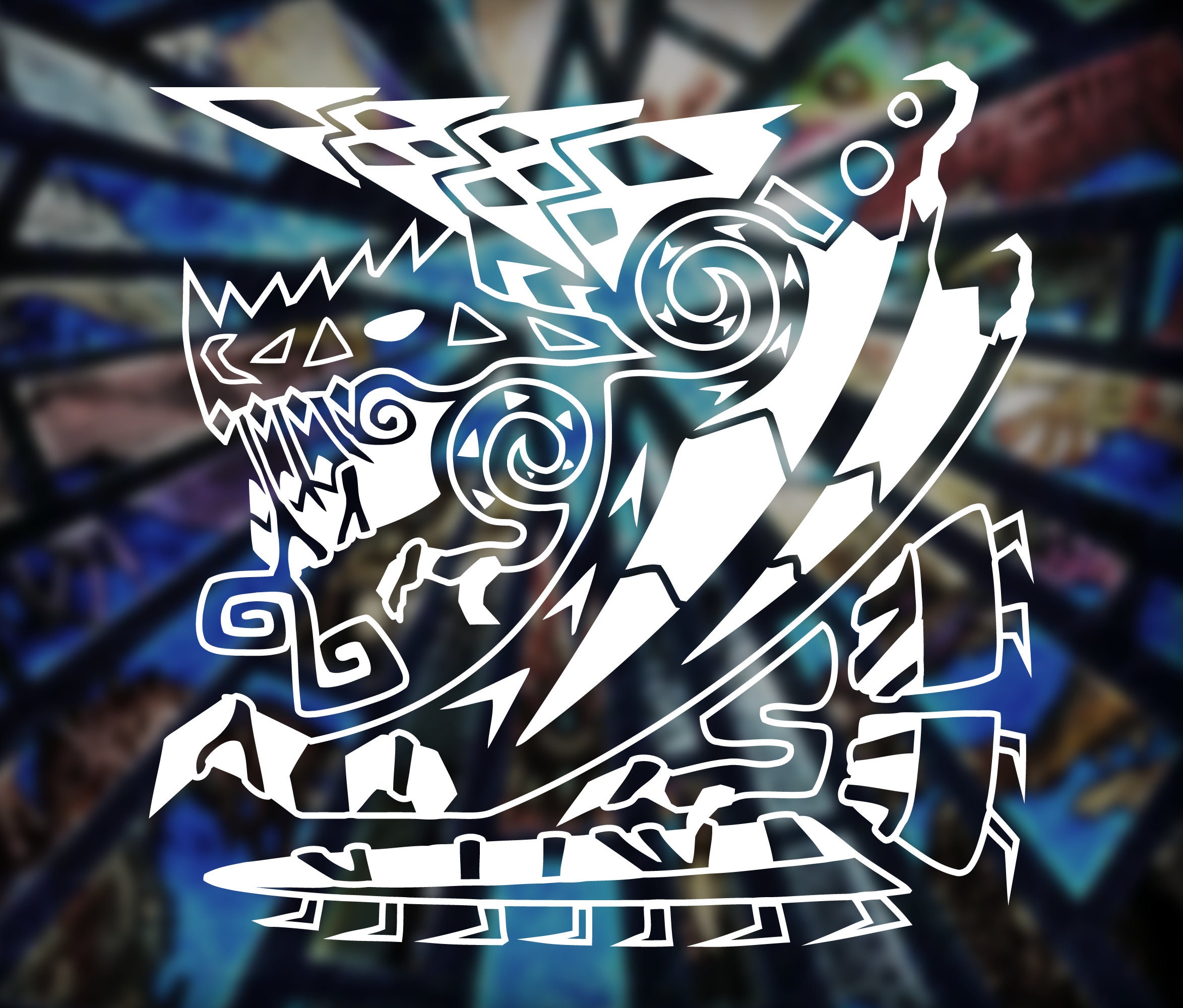 Monster Hunter World Iceborne Gogmazios I Car Decal I Etsy