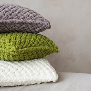 Beautiful, soft and cozy puffy pillows.