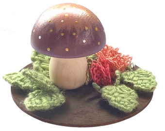 Miniature Mushroom Fairy Garden Accessory Mushroom Decor Friend Birthday Gift