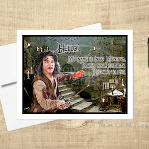 Tarjeta de cumpleaños de princesa, "¡Prepárate para teñir!", Tarjeta de cumpleaños divertida, película de los 80 *Por tiempo limitado: postal GRATIS con una compra que califique