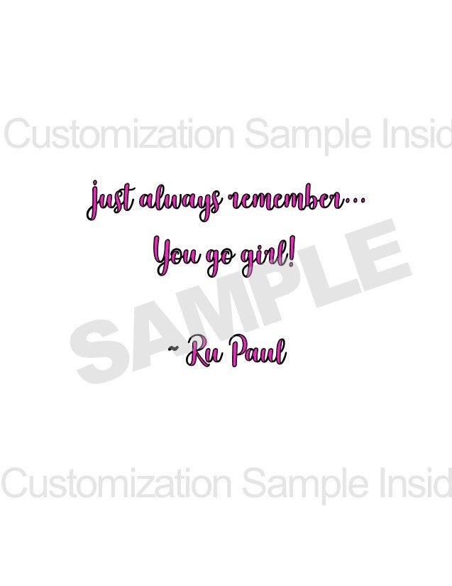 Rupaul Funny Birthday Sashay Away Card Dirty Humor Card Etsy