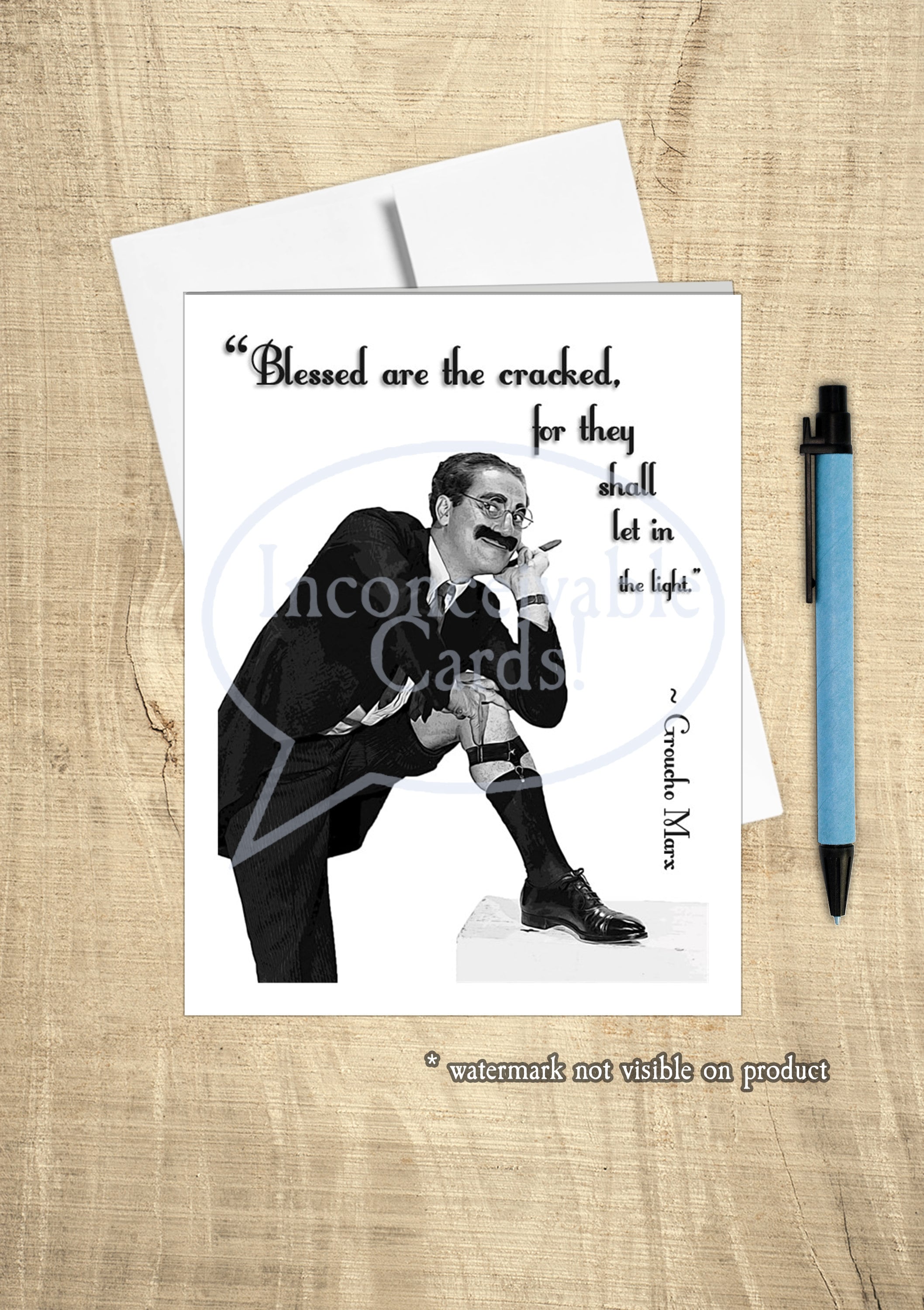 Marx - Humorous and Motivational Handmade Card - Etsy