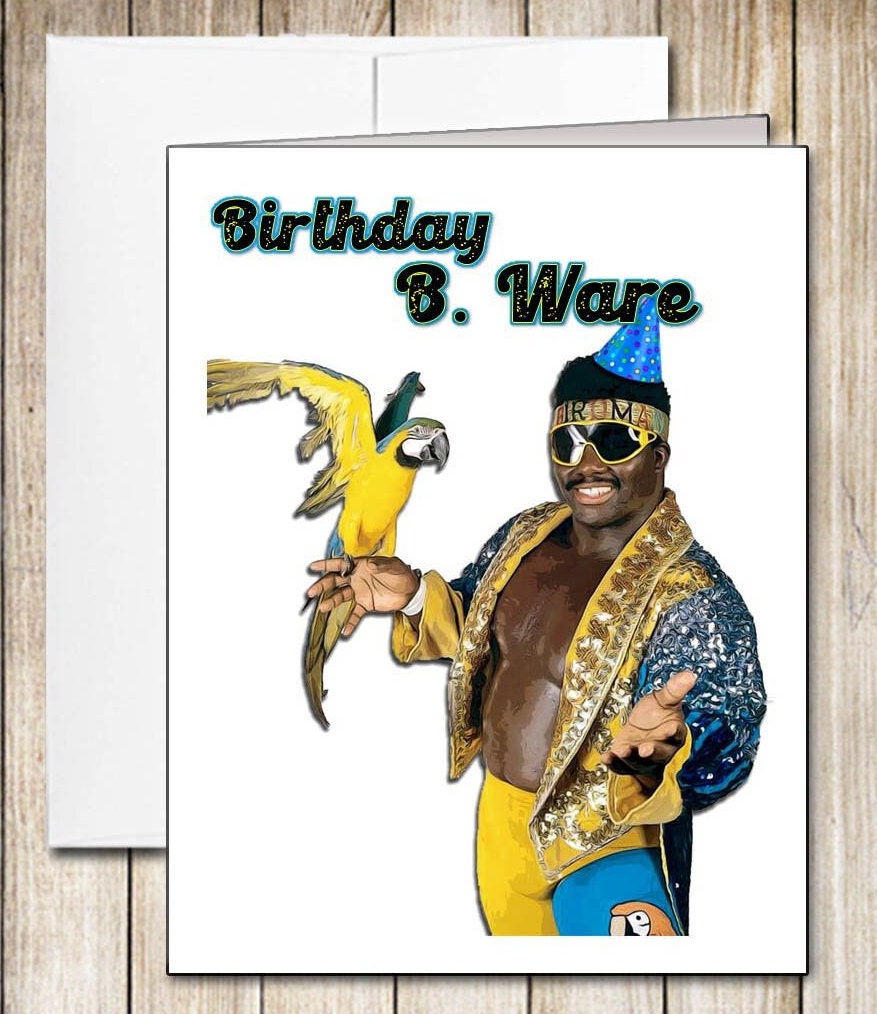 Pro Wrestling Birthday Cards - Printable Cards
