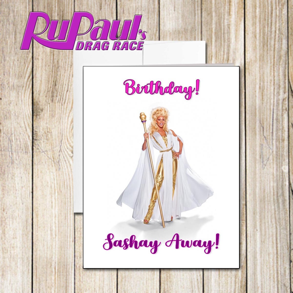 Rupaul Funny Birthday Sashay Away Card Dirty Humor Card Etsy